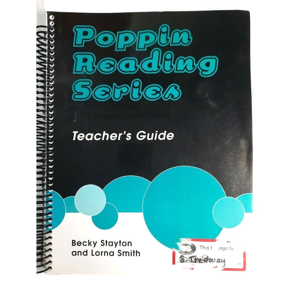 POppin Reading Series Teachers Guide/Paperback/Textbooks